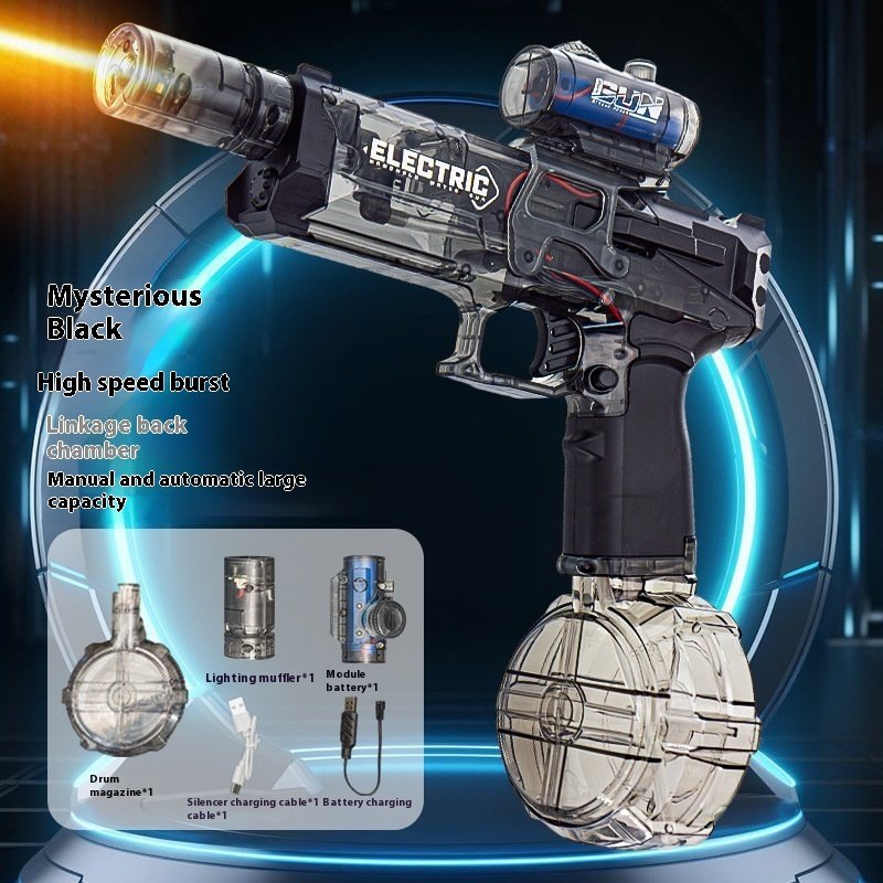 Classic Toy Water Pistol with Cool lights and Automatic water spray. - Image 8