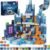 Magnetic Block Toy Blue Castle -100pcs shipping from United States