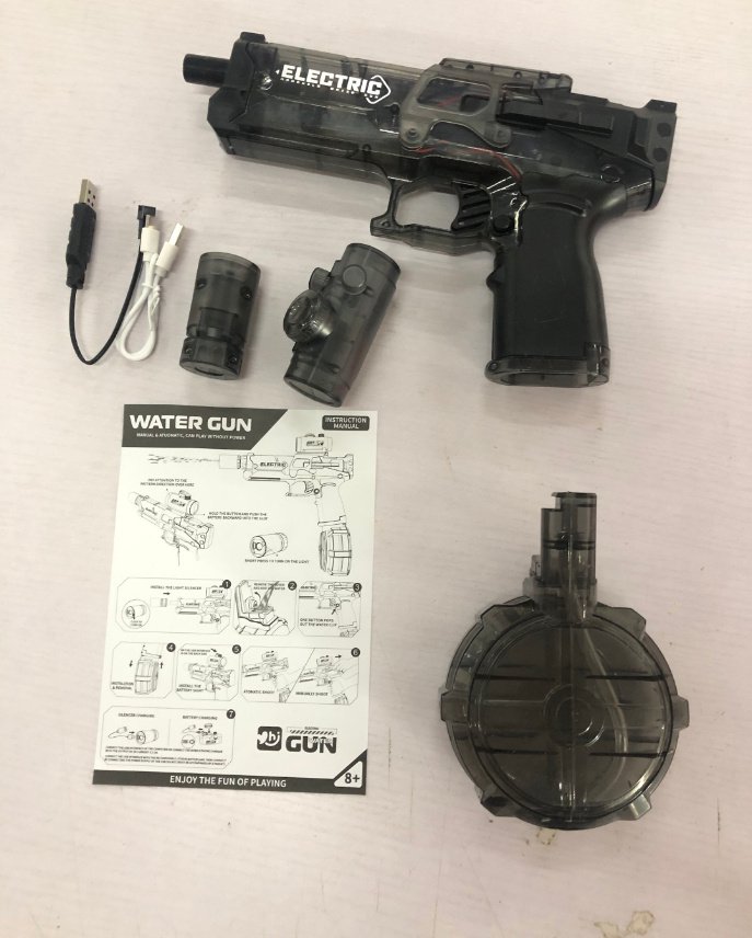 Classic Toy Water Pistol with Cool lights and Automatic water spray. - Image 9