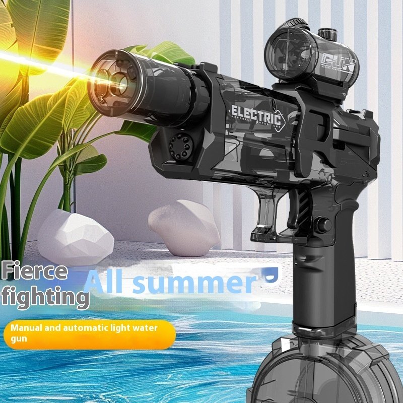 Classic Toy Water Pistol with Cool lights and Automatic water spray. - Image 3