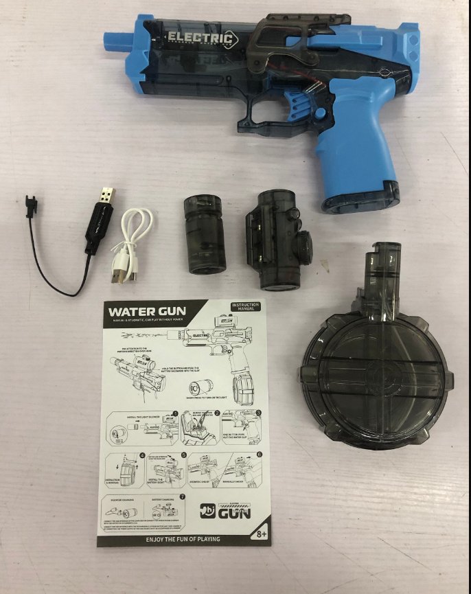 Classic Toy Water Pistol with Cool lights and Automatic water spray. - Image 6