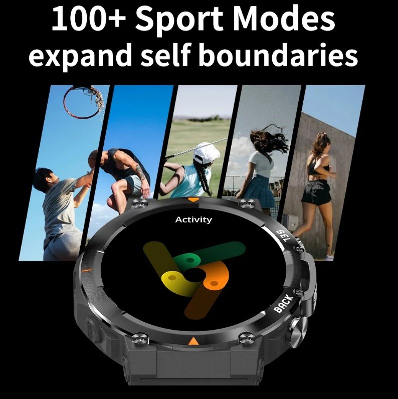 MAX18 Men Smartwatch AMOLED 1.43 inch Big Screen From USA - Image 3