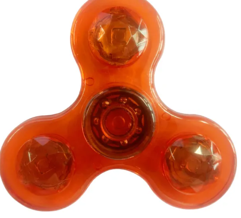 Luminous LED Light Fidget Spinner – Glow in the Dark Stress Relief Toy - Image 3