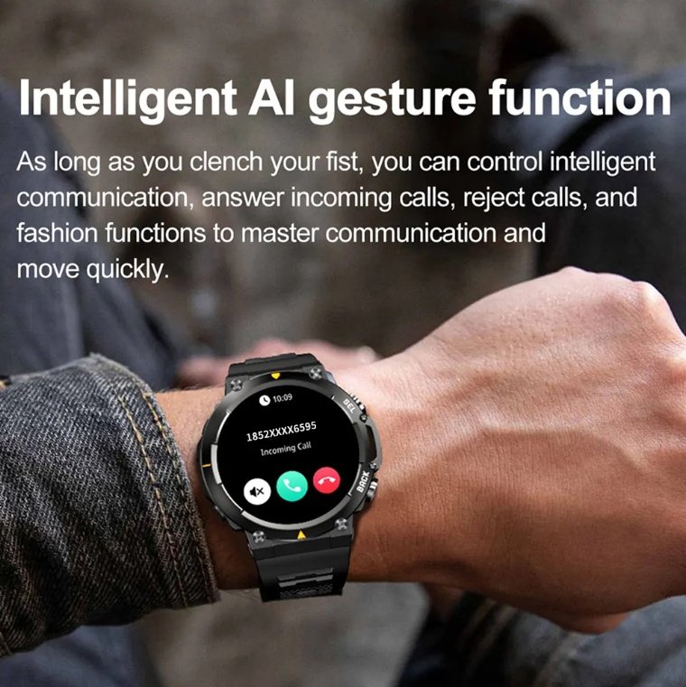 MAX18 Men Smartwatch AMOLED 1.43 inch Big Screen From USA - Image 2