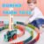 Motorized Automatic Domino Train Toy — Electric Domino Placer with 100 Colorful Pieces for Kids