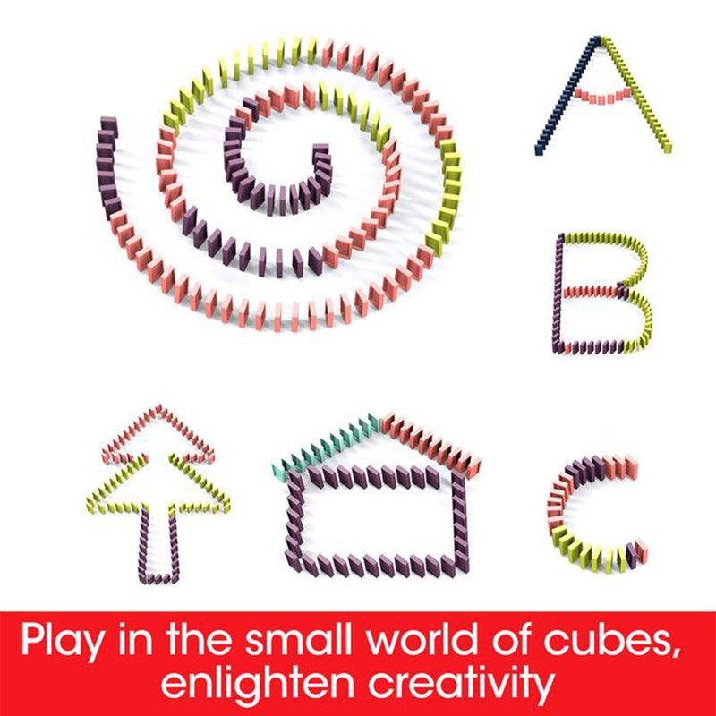 Motorized Automatic Domino Train Toy — Electric Domino Placer with 100 Colorful Pieces for Kids - Image 8