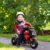 Red 6V Kids Electric Motorcycle Ride-On Dirt Bike Toy With Music Horn Headlights