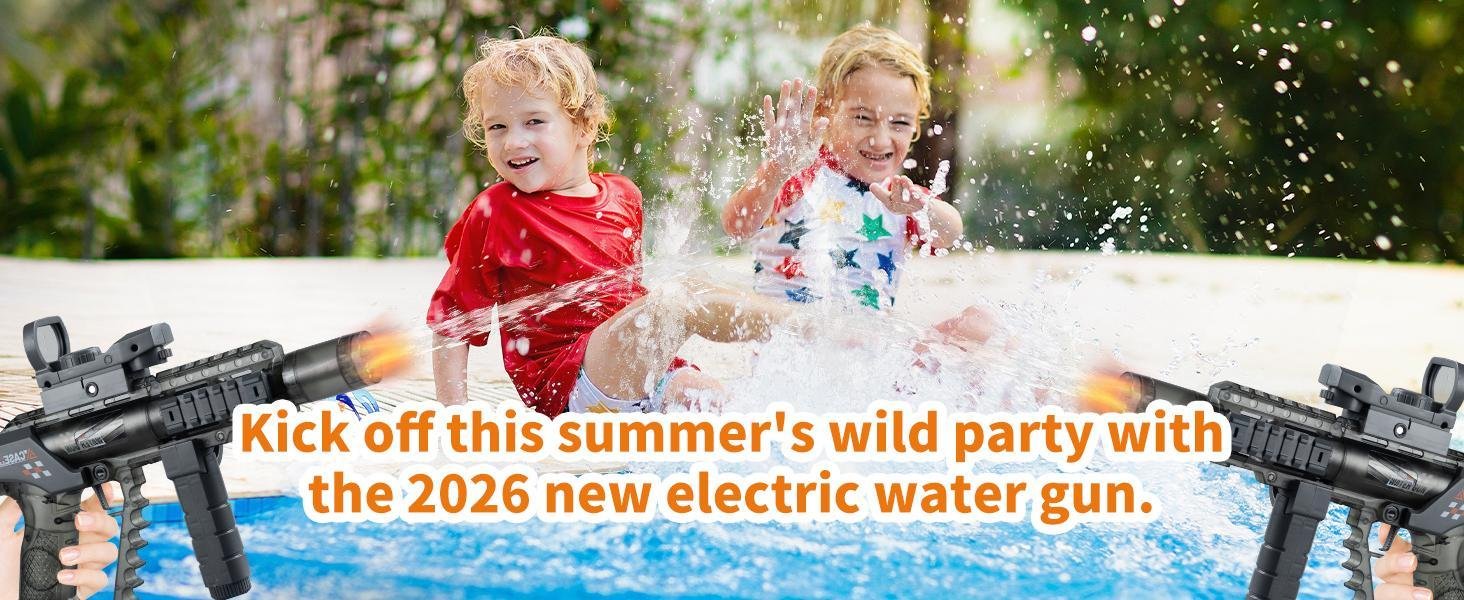 Tactical Rechargeable PyroRodent Hydro-Blaster, Summer Pool Party Water Fight Gift - Image 5