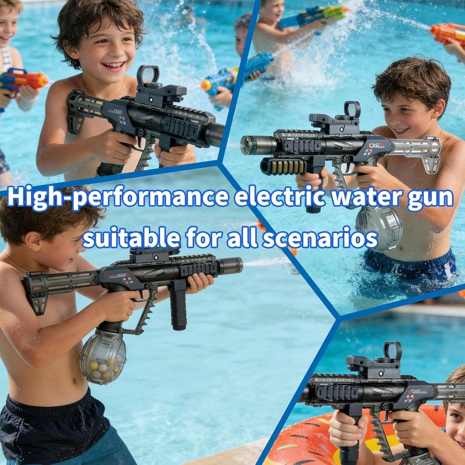 Tactical Rechargeable PyroRodent Hydro-Blaster, Summer Pool Party Water Fight Gift - Image 10
