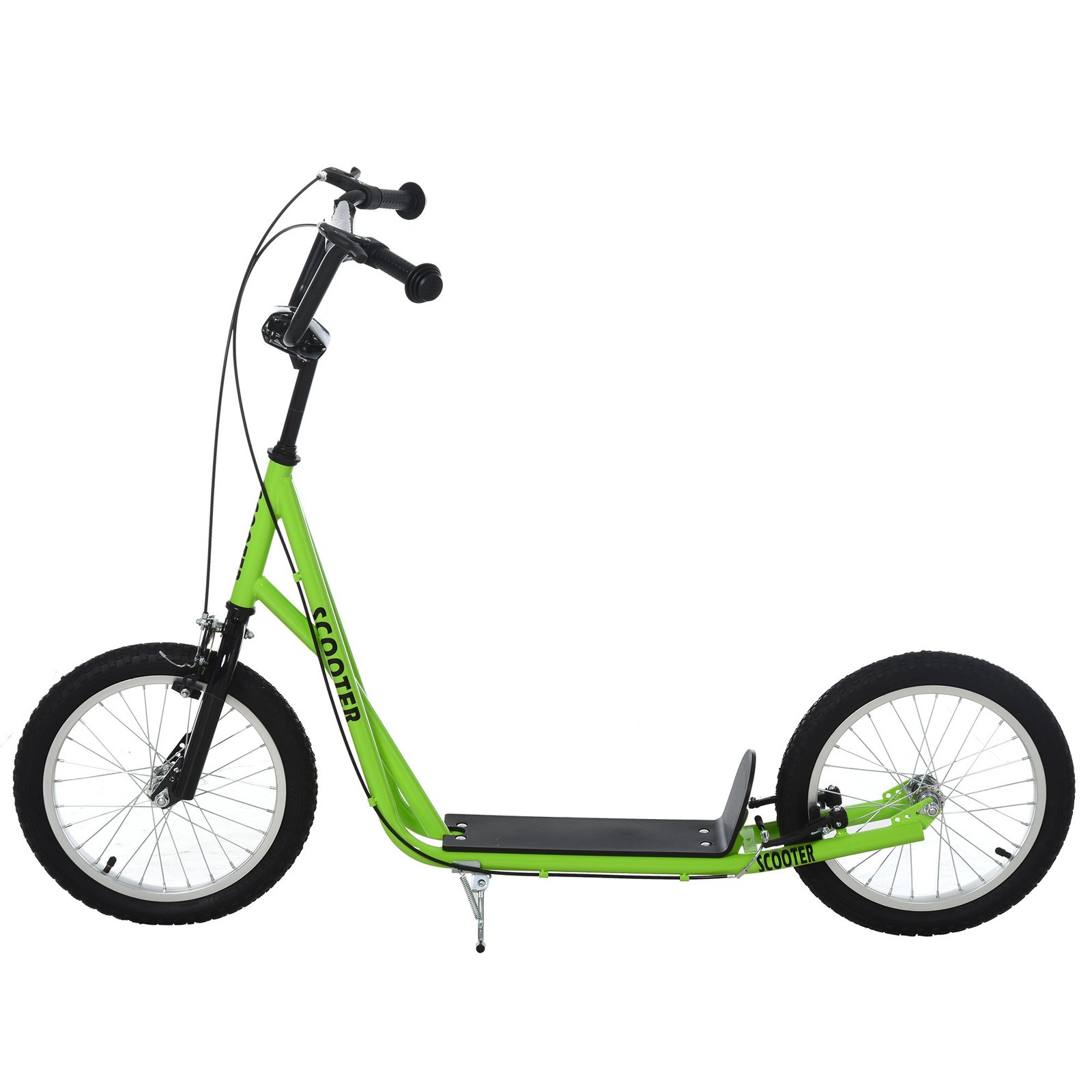 Youth Scooter Kick Scooter for Kids 5+ with Adjustable Handlebar Front and Rear Dual Brakes, Light Green - Image 2