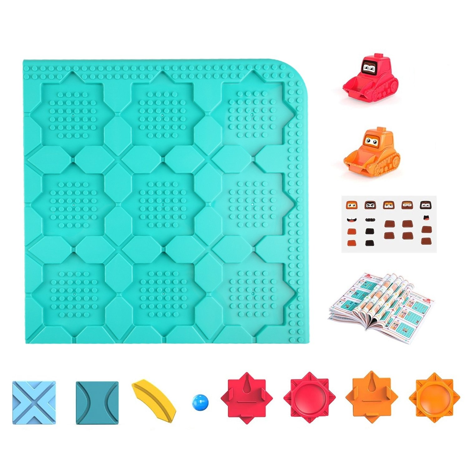 1Pc Kids Logical Road Builder Toy Brain Teasers Puzzles Montessori Toys Preschool Educational Learning Toys Puzzle STEM Board Game For 3 To 8 Years Old Boys Girls Birthday Gift - Image 6