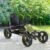Pedal Go Kart for Kids with Adjustable Seat for 3-6 Year Old Boys and Girls, Green