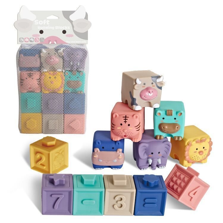 Soft Building Blocks Set for Babies & Toddlers - Image 3