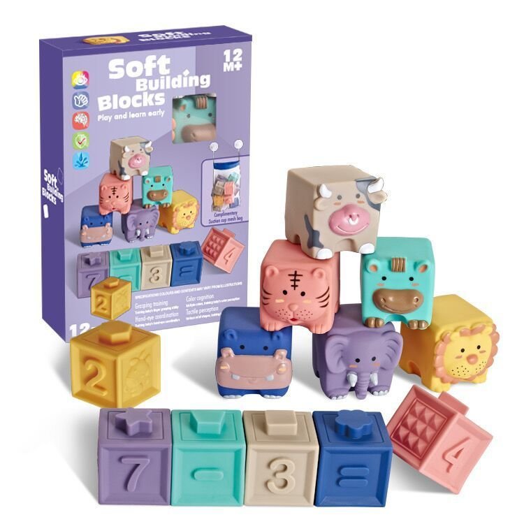 Soft Building Blocks Set for Babies & Toddlers - Image 7