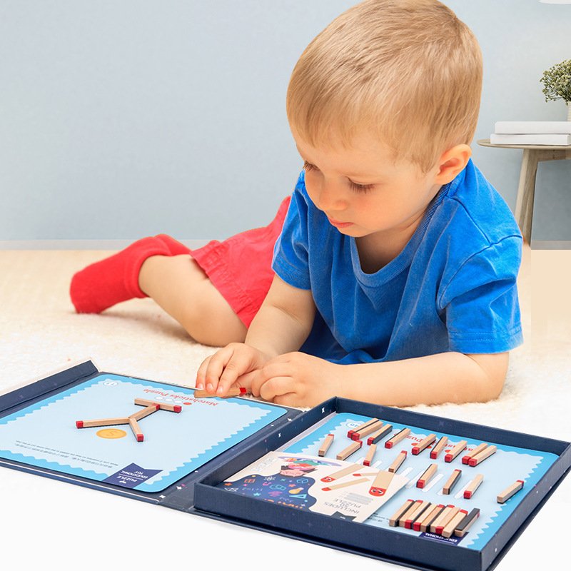 Wooden Matchstick Logic Puzzle Game - Image 3