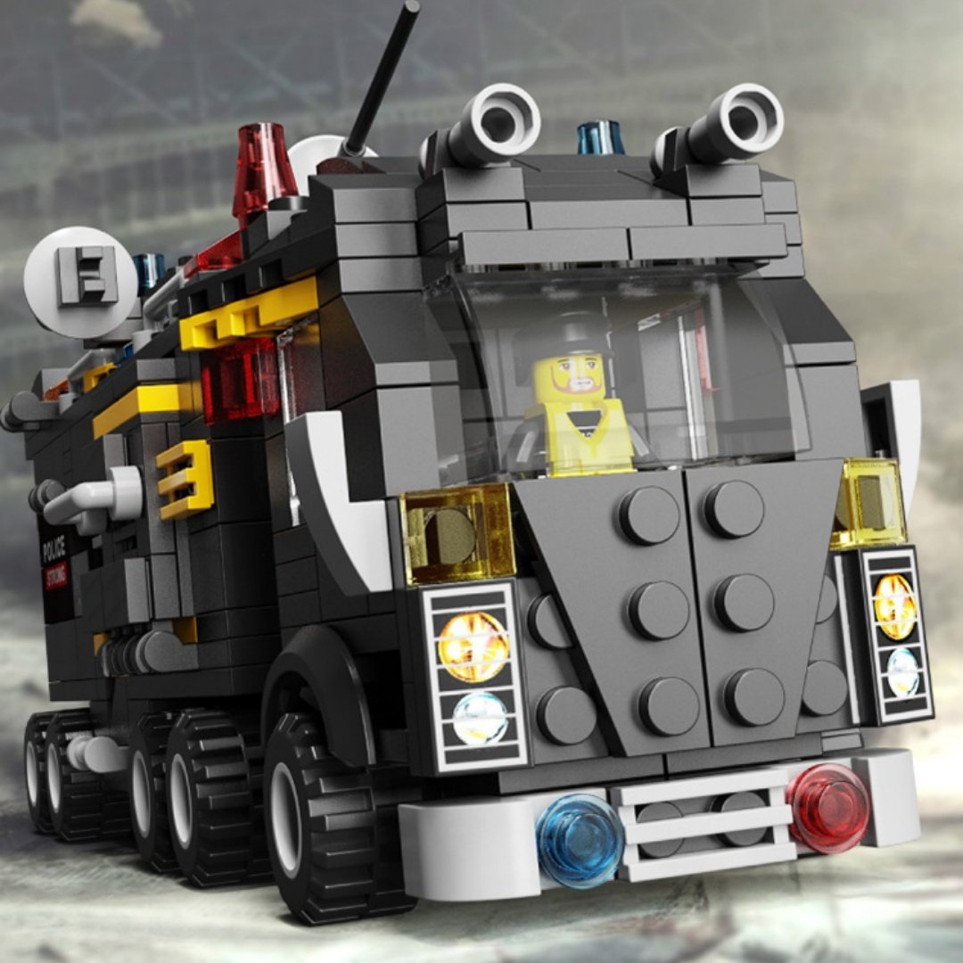 City Police Command Car Building Block Set - Image 10