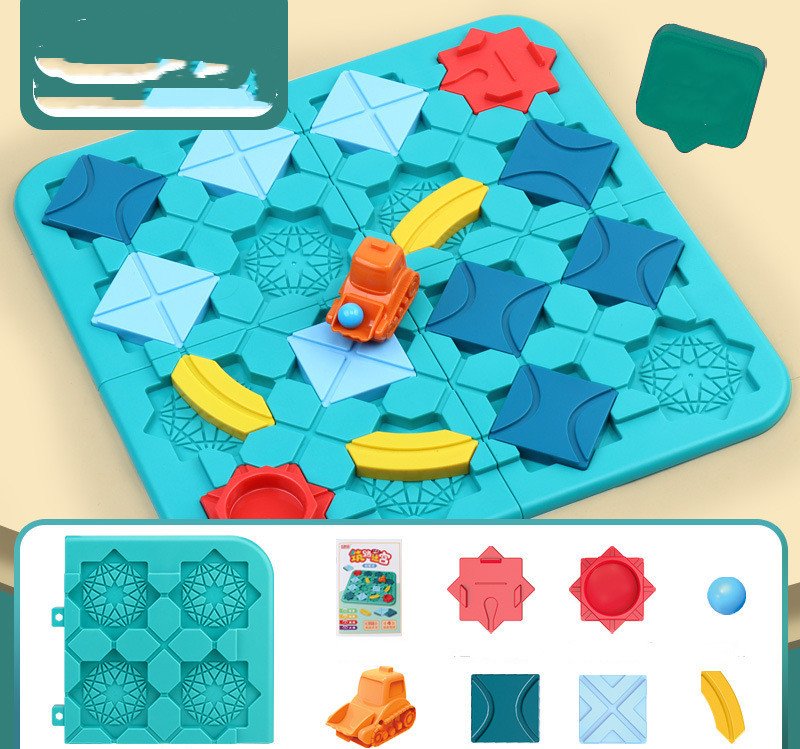 Road Builder Logic Maze Board Game for Kids - Image 5