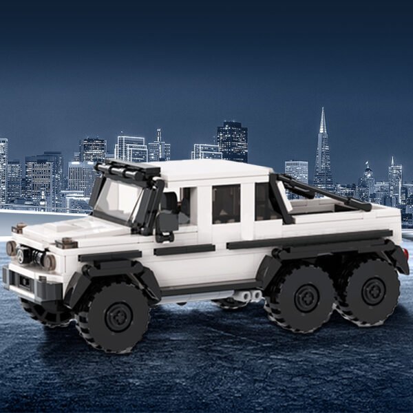 6x6 Off-Road Truck Building Block Model Kit