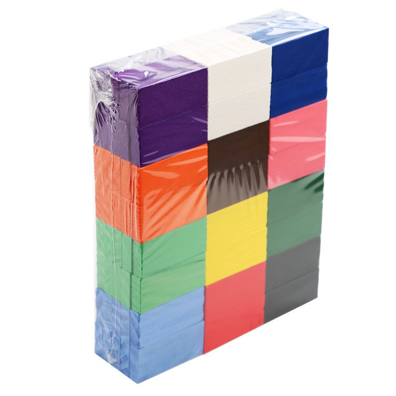 Wooden Rainbow Domino Building Set - Image 2