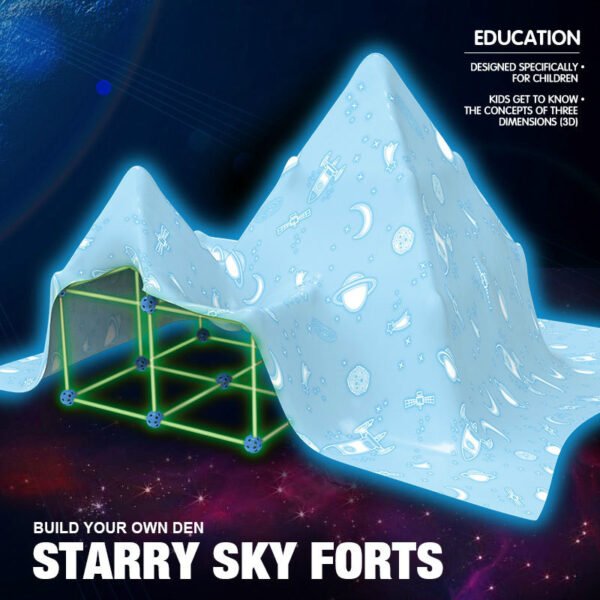 Fort Building Kit: Build Your Own Tents & Castles