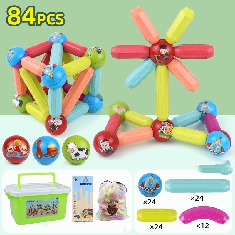 Big Magnetic Construction Set for Early Learners - Image 5