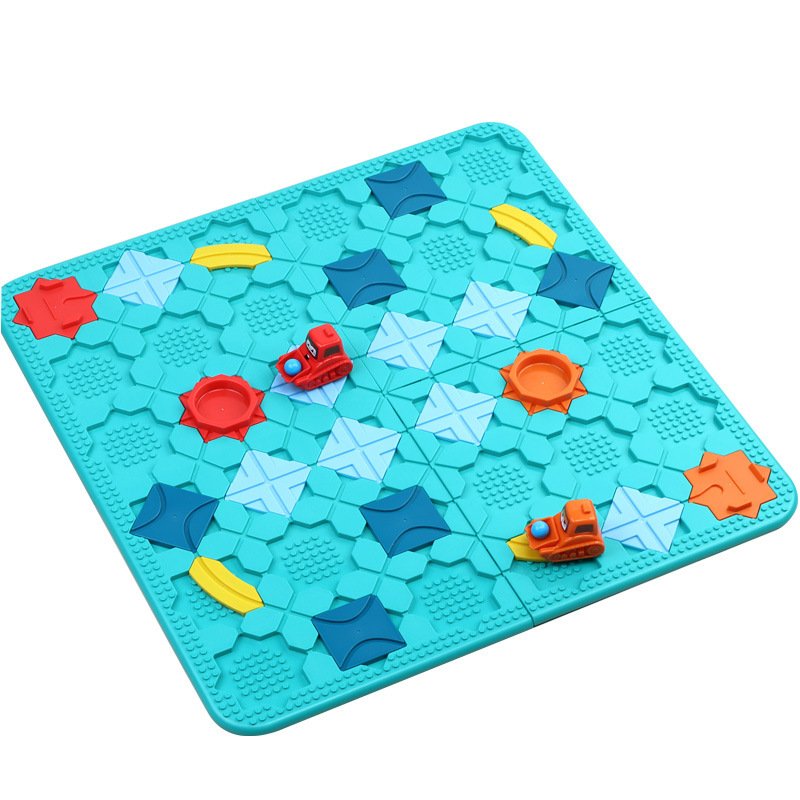 Road Builder Logic Maze Board Game for Kids - Image 2