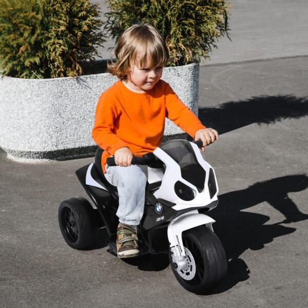 Licensed BMW 6V Kids 3-Wheel Electric Motorcycle with Lights and Music