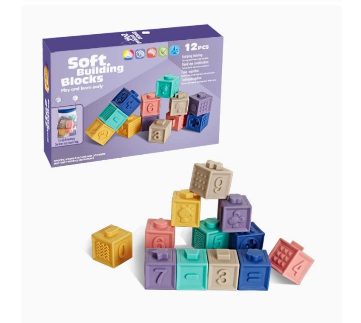 Soft Building Blocks Set for Babies & Toddlers - Image 4