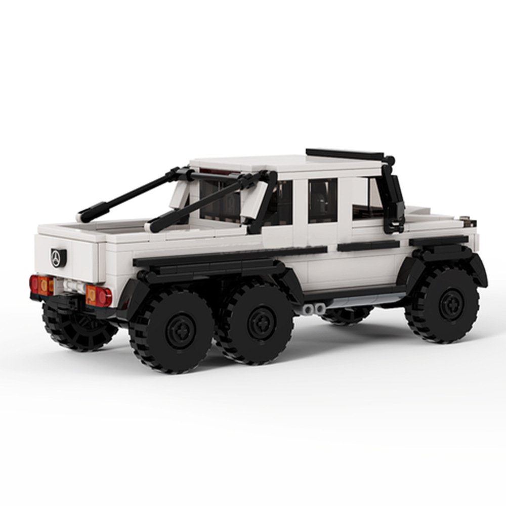6x6 Off-Road Truck Building Block Model Kit - Image 8