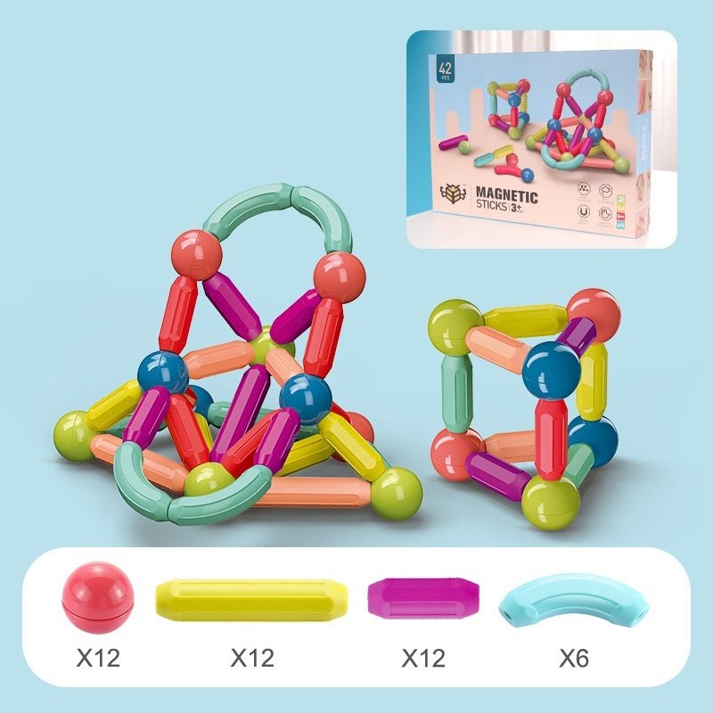 Big Magnetic Construction Set for Early Learners - Image 4