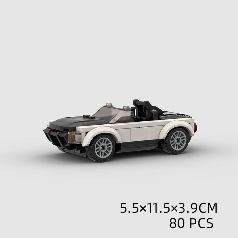 Sports Car Model Building Block Kit - Image 6
