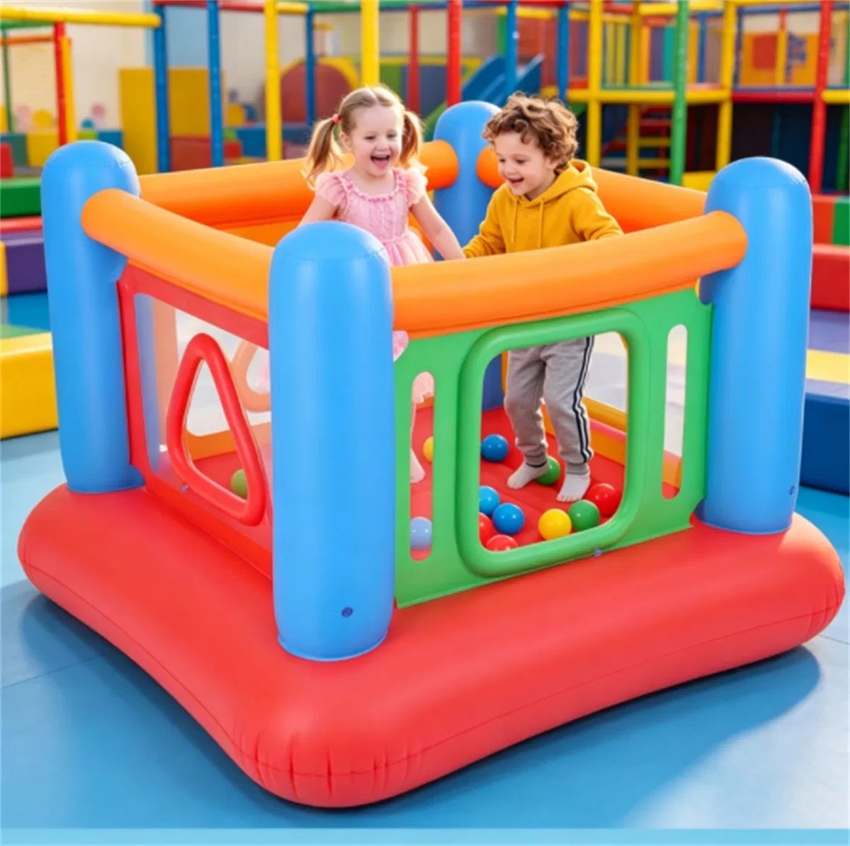 3-in-1 Inflatable Bounce House for Kids, Ages 3+ - Image 2
