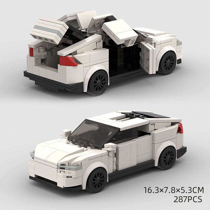 Sports Car Model Building Block Kit - Image 9