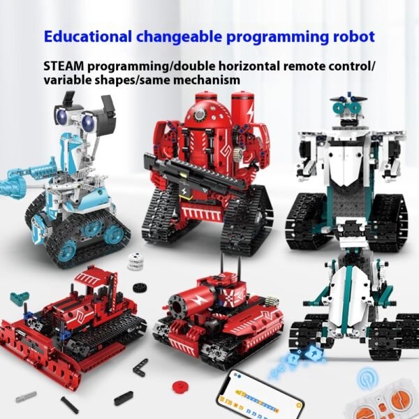 Programmable Robot Building Block Set with Remote Control