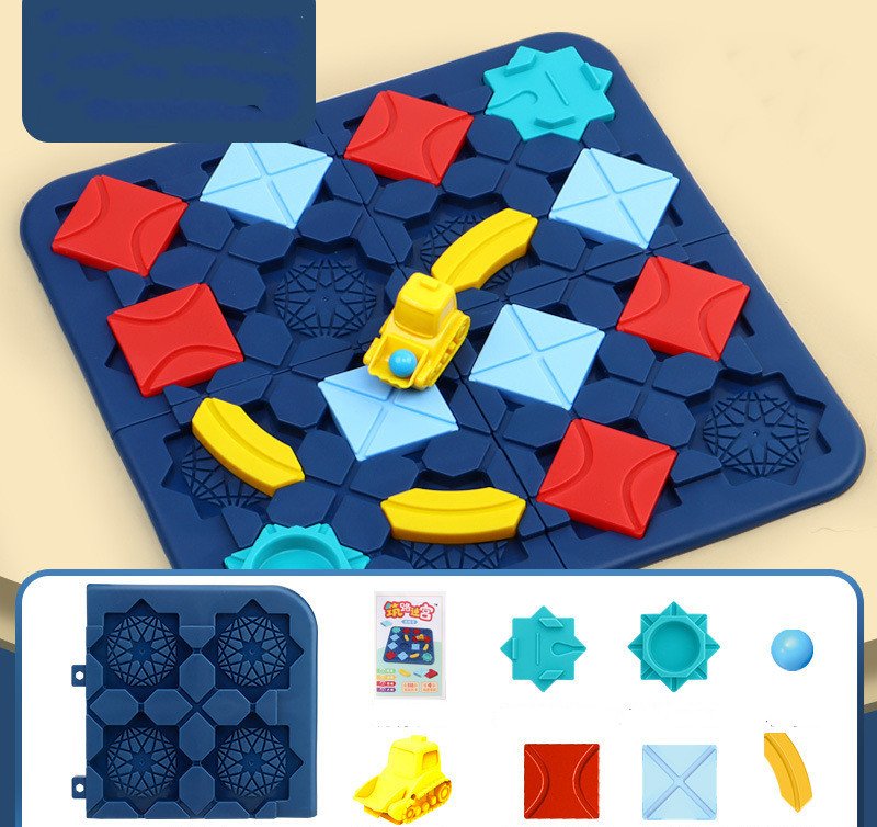 Road Builder Logic Maze Board Game for Kids - Image 3