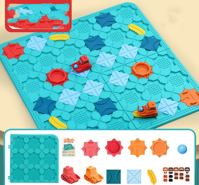 Road Builder Logic Maze Board Game for Kids - Image 4