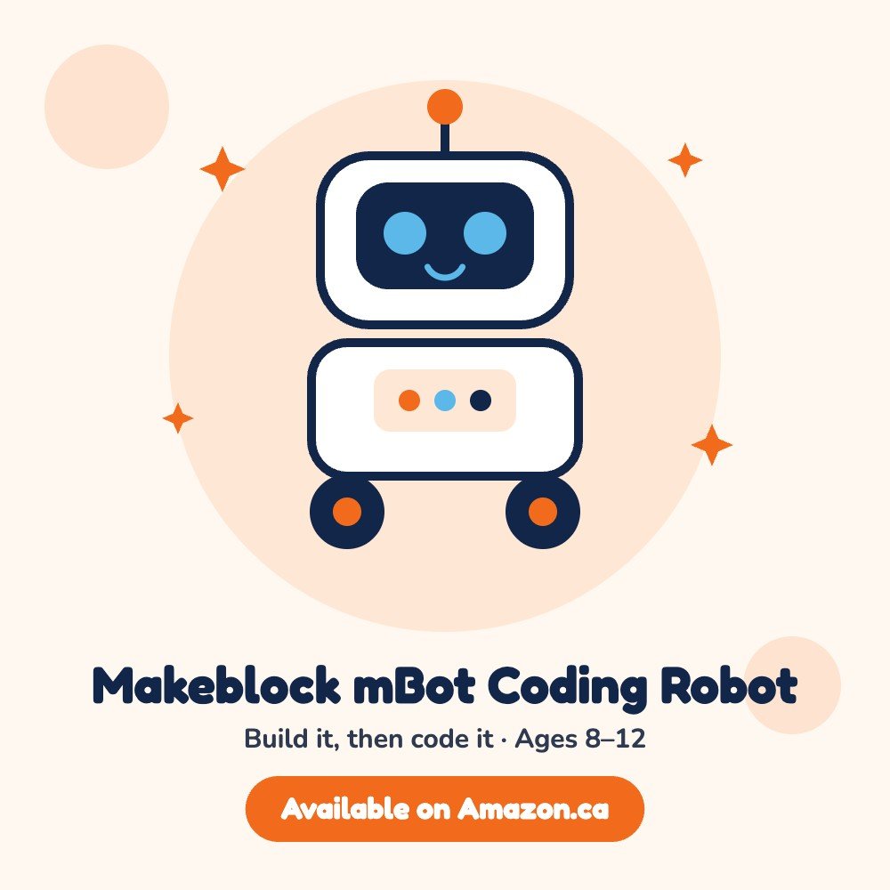 Makeblock mBot Coding Robot Kit, available on Amazon.ca (illustration)