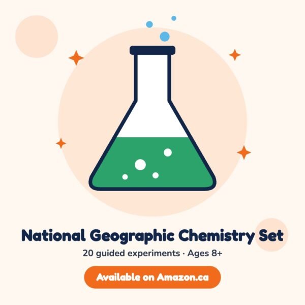National Geographic Chemistry Set (20 Experiments), available on Amazon.ca (illustration)