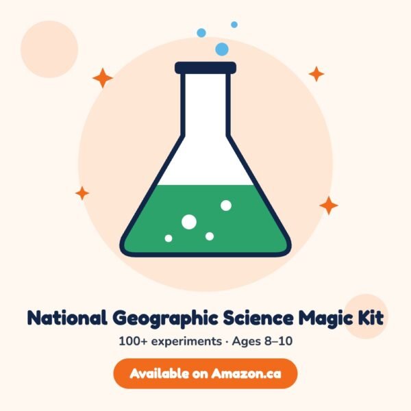 National Geographic Science Magic Kit (100+ Experiments), available on Amazon.ca (illustration)