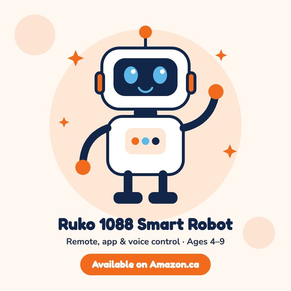 Ruko 1088 Smart Robot, available on Amazon.ca (illustration)